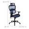 Flash Furniture Office Chair, Mesh, Blue H-LC-1388F-1K-BL-GG - alternate 10